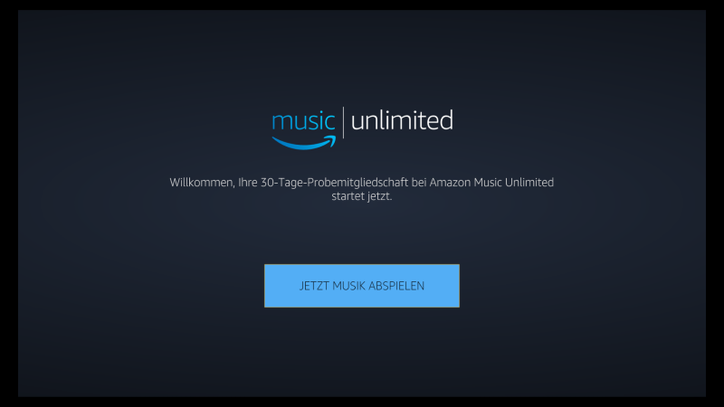 Amazon Music Unlimited Fire TV