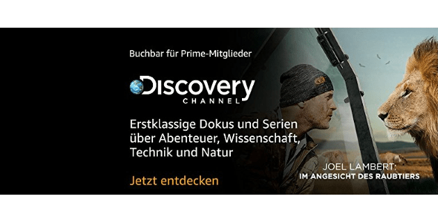 Neu bei Amazon Channels: Discovery Channel auf dem Fire TV & Fire TV Stick