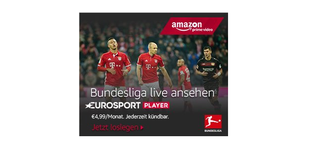 Bundesliga live für Amazon PrimeMitglieder Eurosport