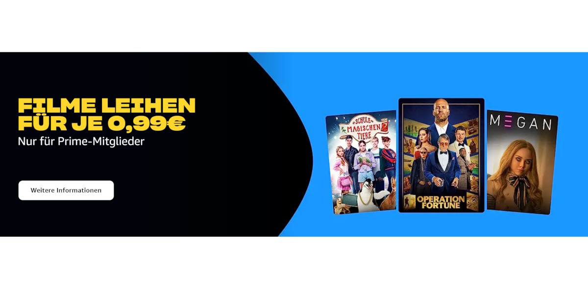 Amazon Prime Video, 99 Cent Filme, Banner