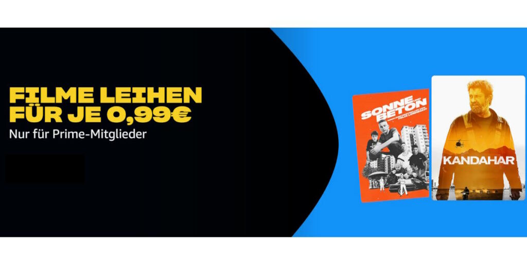 Prime Video: Es gibt wieder Leihfilme für 99 Cent