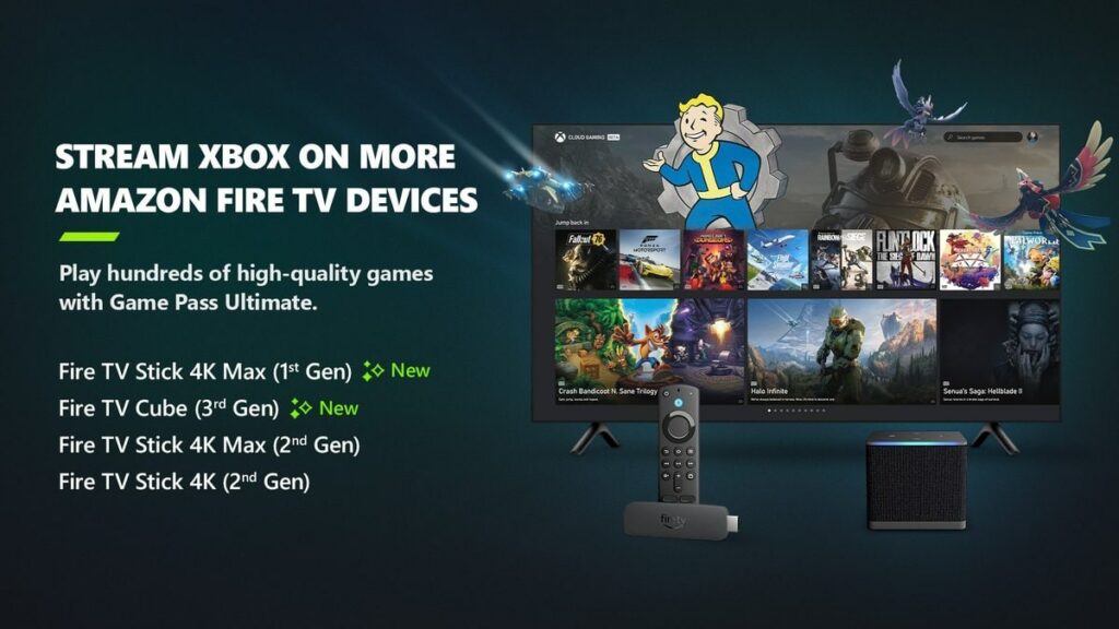 Xbox Cloud Gaming funktioniert auf weiteren Fire TVs