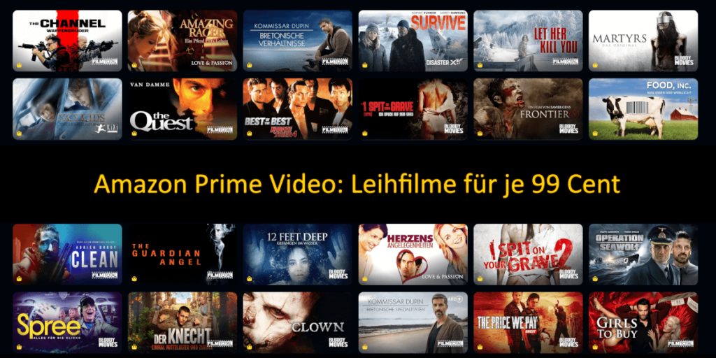 Amazon Prime Video: Diese Filme gibt es an diesem Wochenende für 99 Cent Teaser