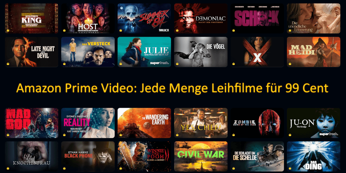 Guten Morgen, Amazon: Jede Menge Halloween-Filme für je 99 Cent