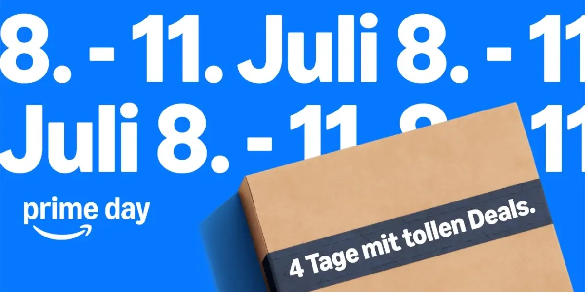 Amazon Prime Day 2025 - Teaserbild mit Termin und Datum