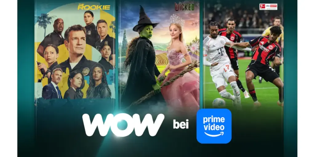 7 Tage gratis testen: WOW Filme & Serien jetzt als Prime Video Zusatz-Kanal buchbar