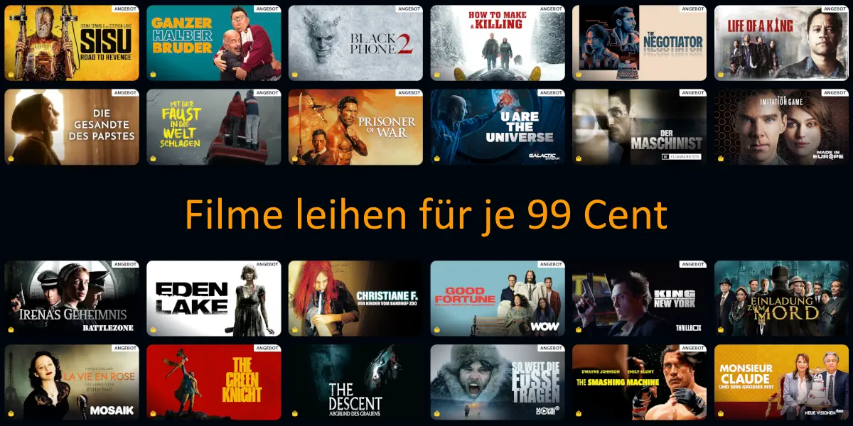 Prime Video: Es gibt wieder 99-Cent-Filme!
